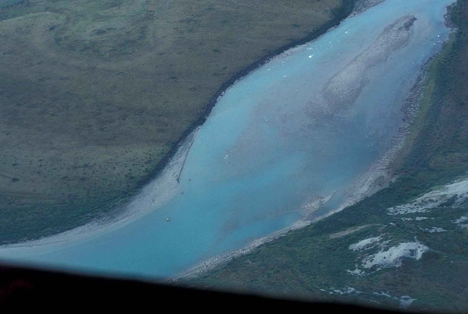 Above river 