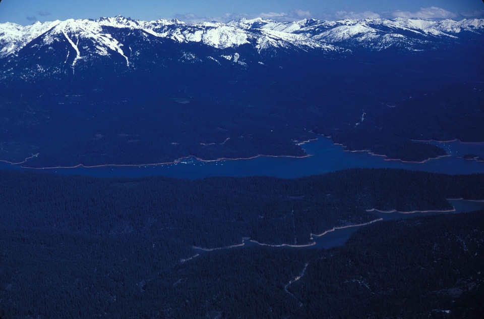 Lake perspective scenic
