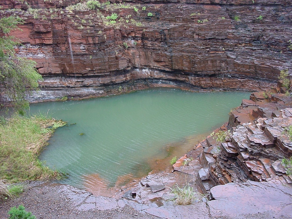 Base pool waterfalls