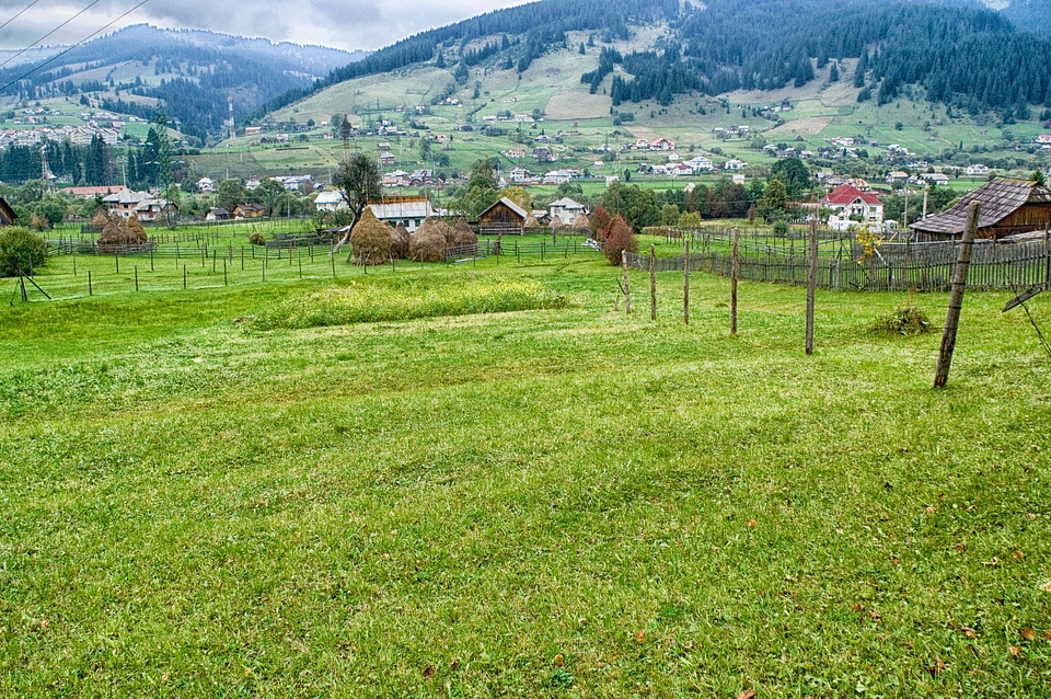 Mountains fields nature