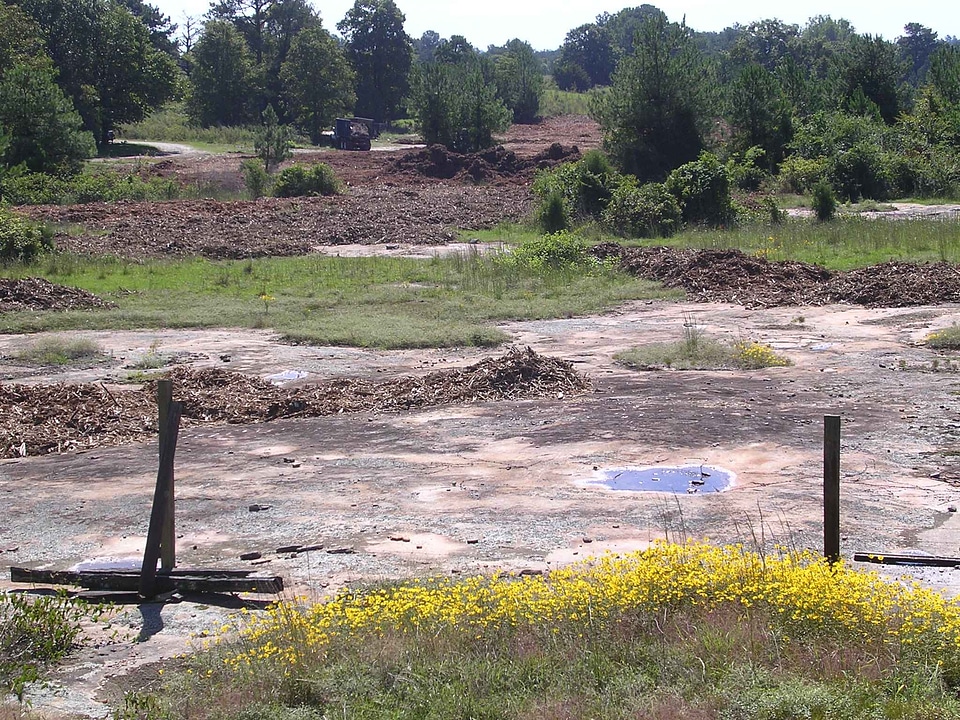 Granite habitat outcrop