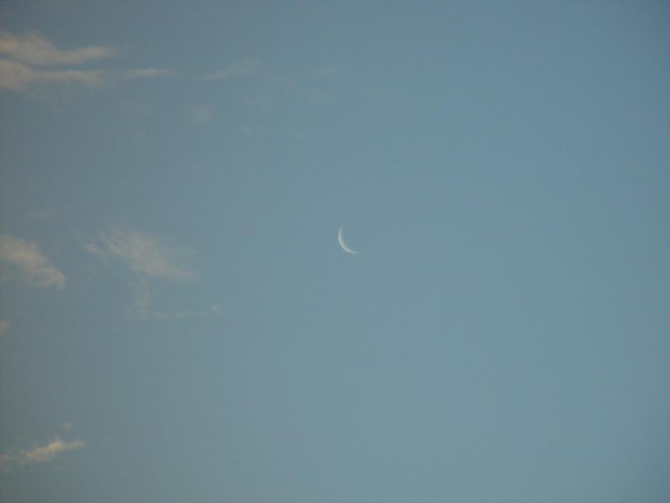 Moon sunset 
