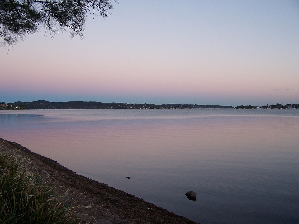 Lake sunset 