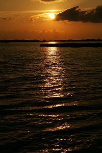 Sunset water 