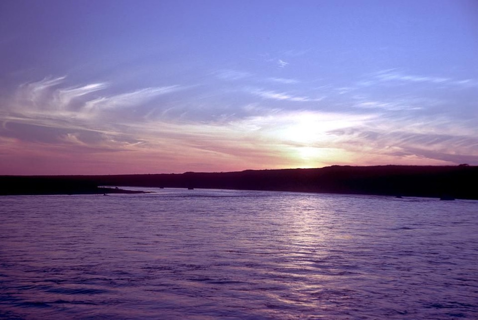 River sunset 