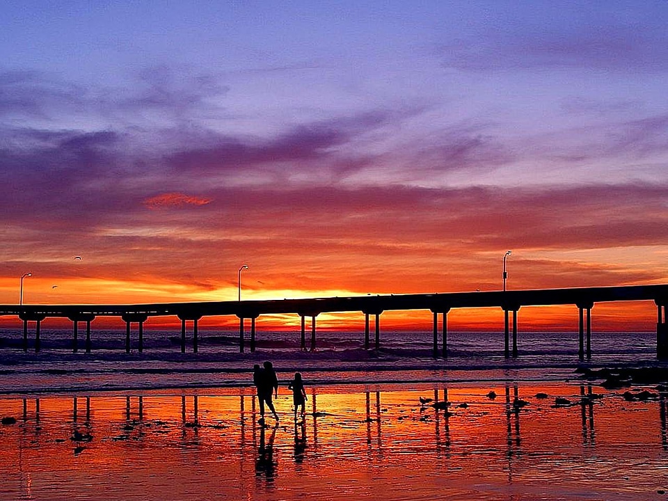 Ocean phylum sunset