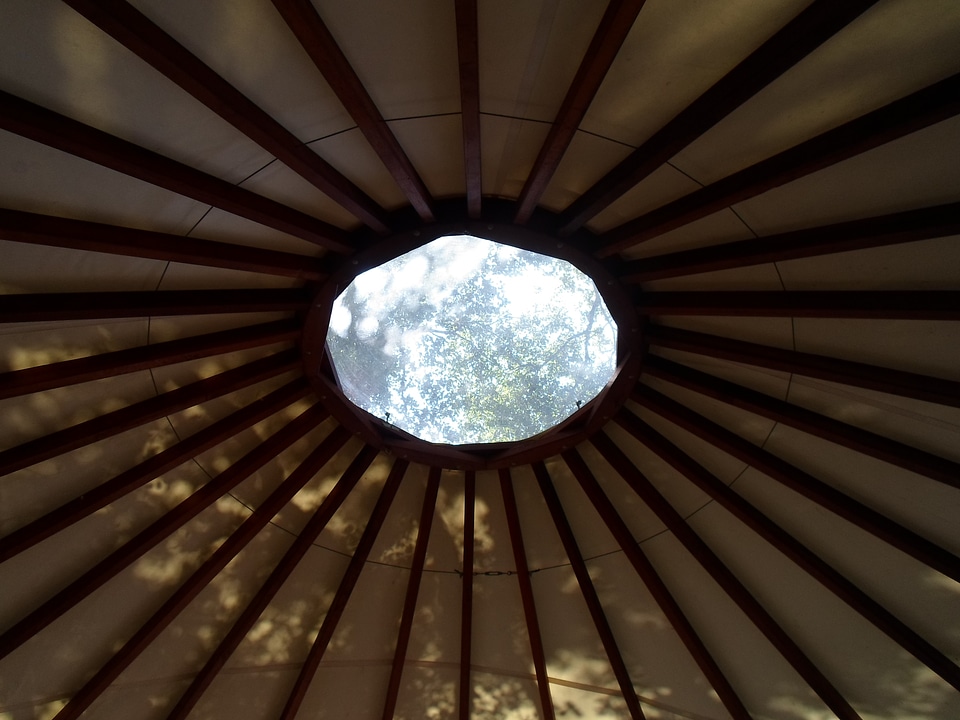 Traditional tent roofing