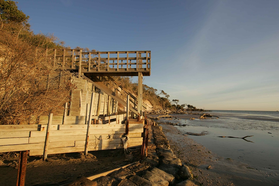 Covering monitoring shoreline