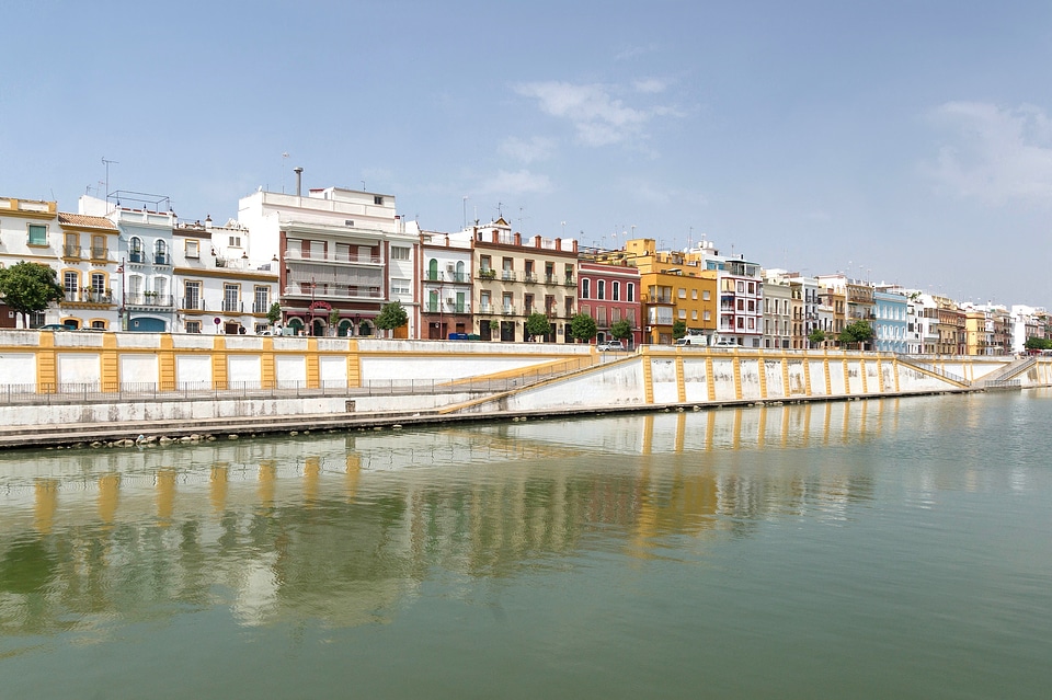 Bay waterway buildings photo