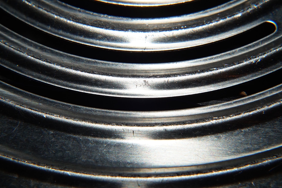 Evenly metallic smooth noble dark