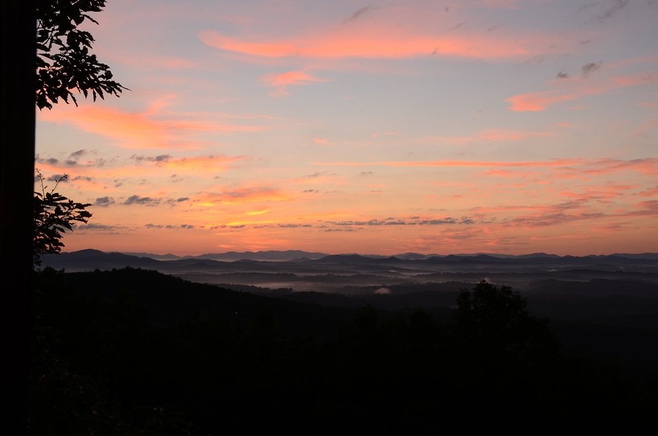 Sunset nature sky