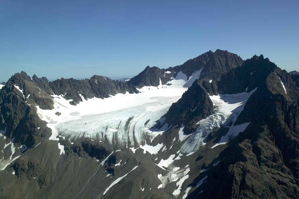 Bell glacier mountain