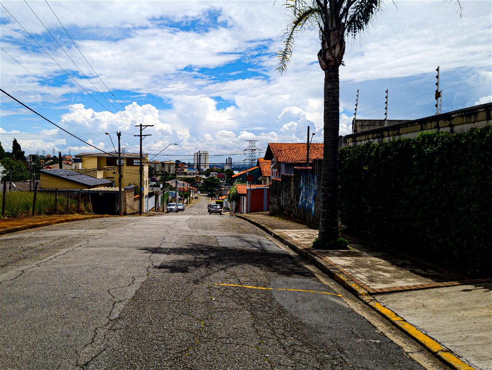 Rua em Mogi das Cruzes