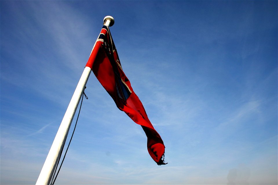 Flag on the Mersey
