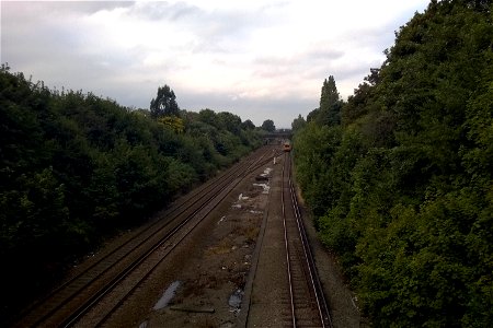 Project 365 #238: 260814 Good Morning Mr Railroad Man photo