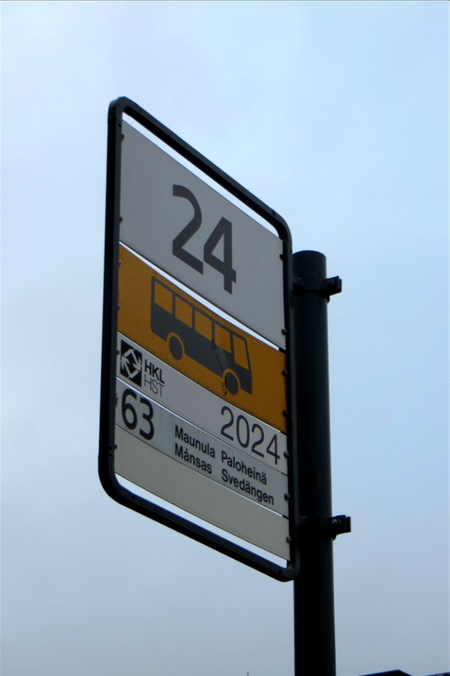 Taking the bus...