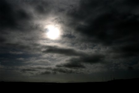 RAF Valley Moody Sky photo