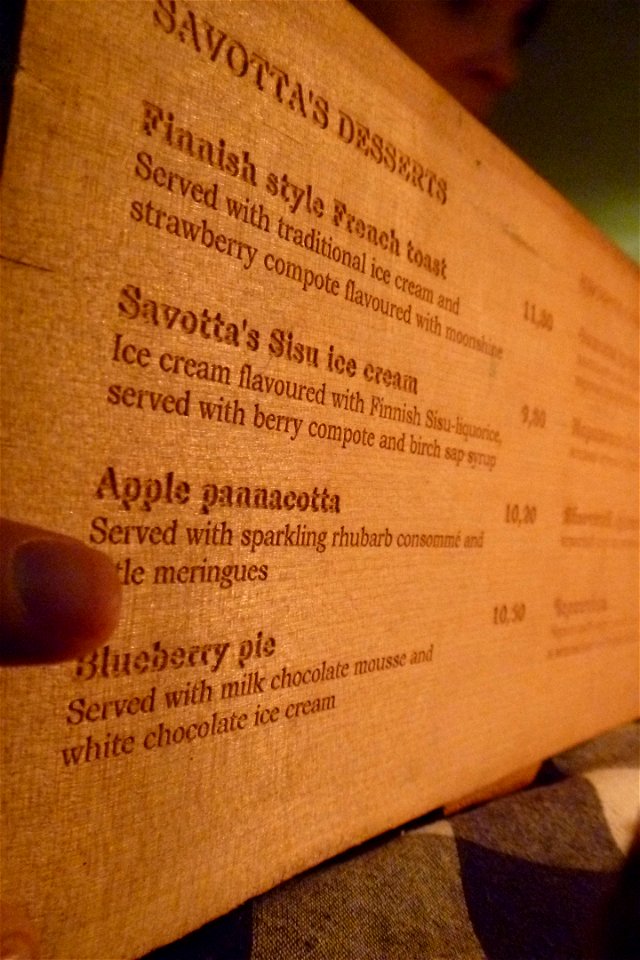 Helsinki 2011 Trip: Wood You Like Dessert?