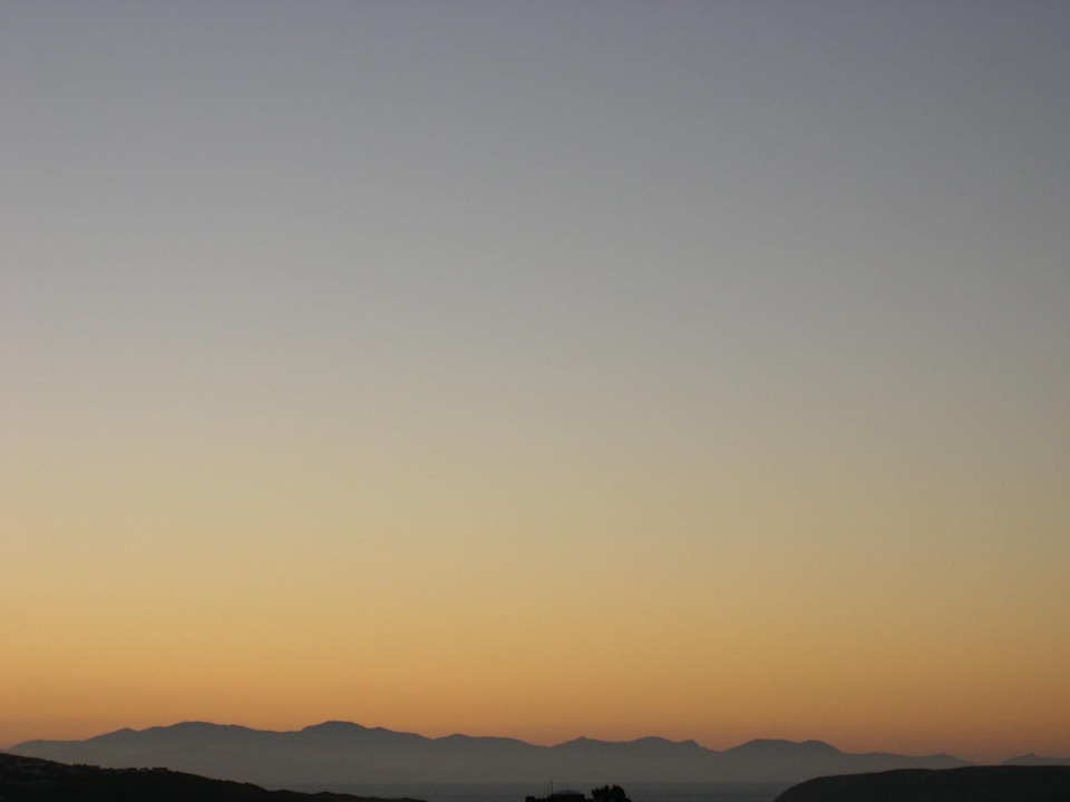 Gradient sky sunset