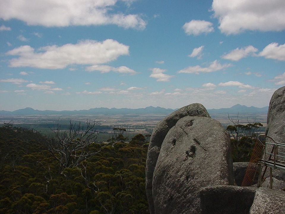 Castle distance rock