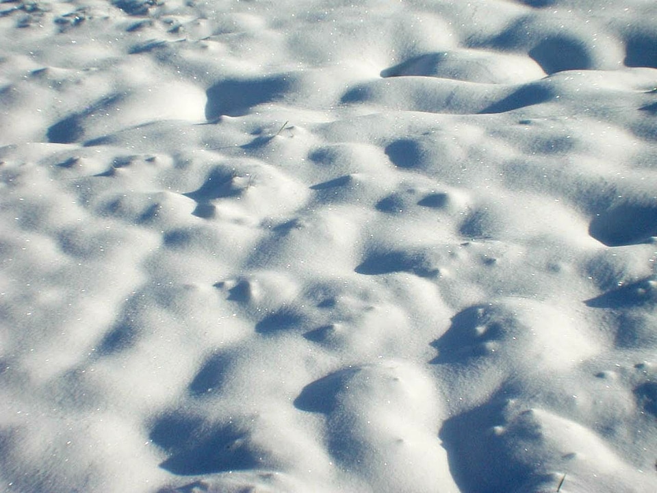 Background snow white