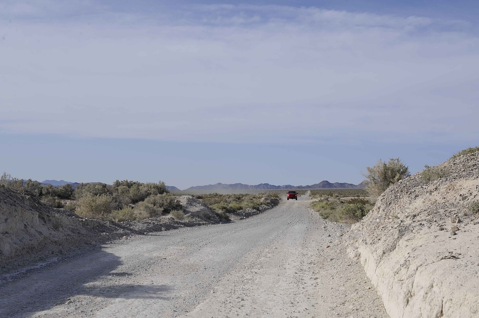 Desert road side