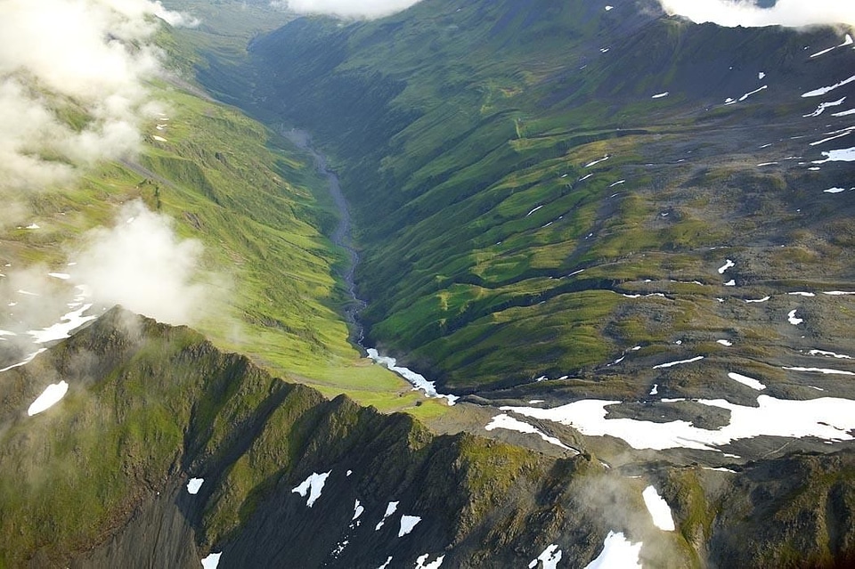 Canada mountain perspective