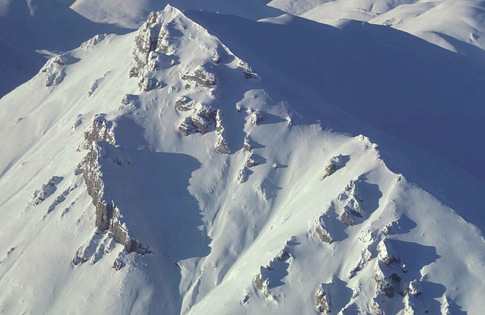 Ice mountain perspective