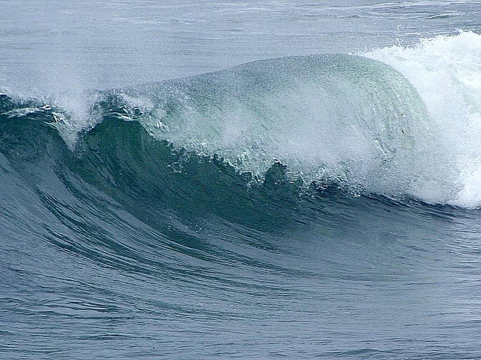 Ocean water waves