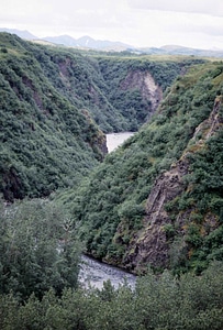 Canon narrow river