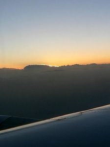 Above clouds dawn