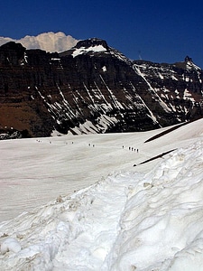 Domestic footstep glacier