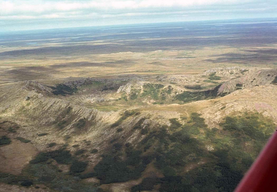 Crater hill volcanic crater