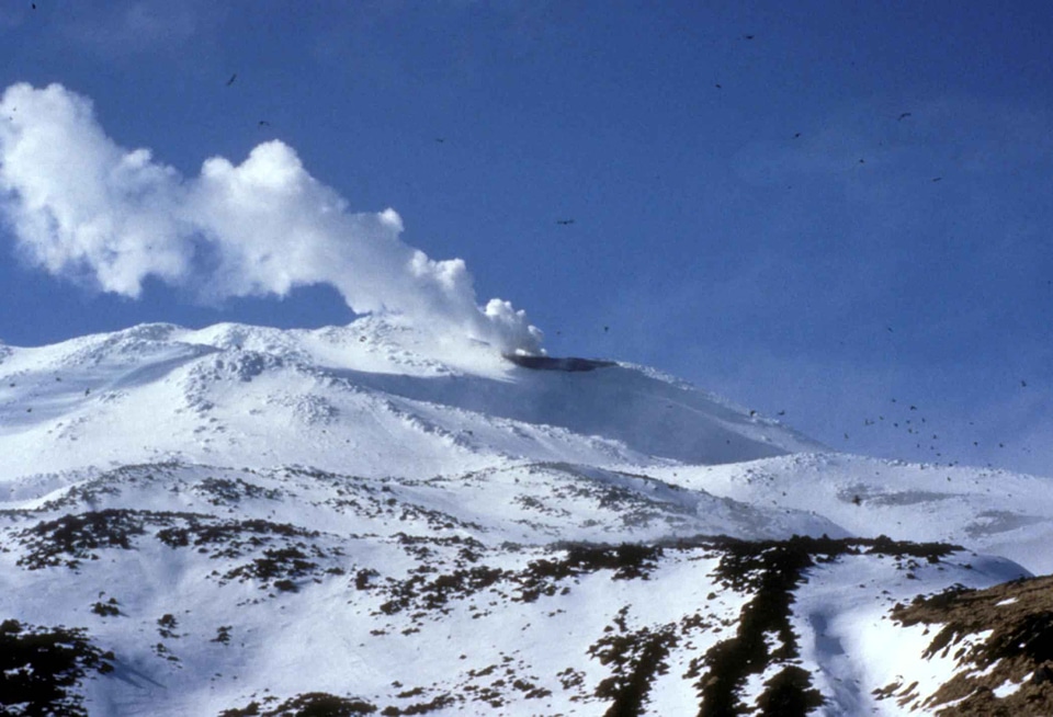 Camp eruption volcano