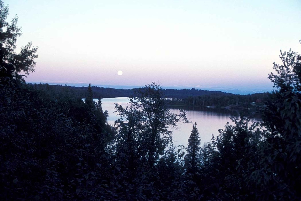 Full full moon lake