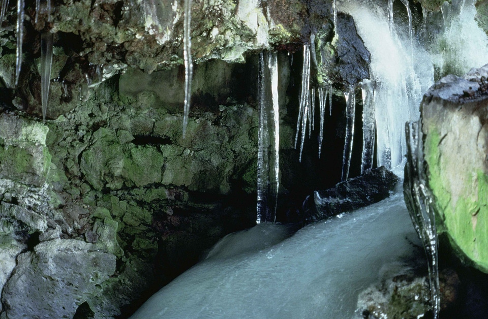 Ice monument scenic