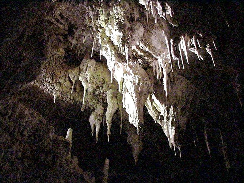 Beautiful cave crystal