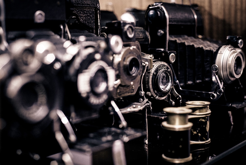 Cameras photographer retro