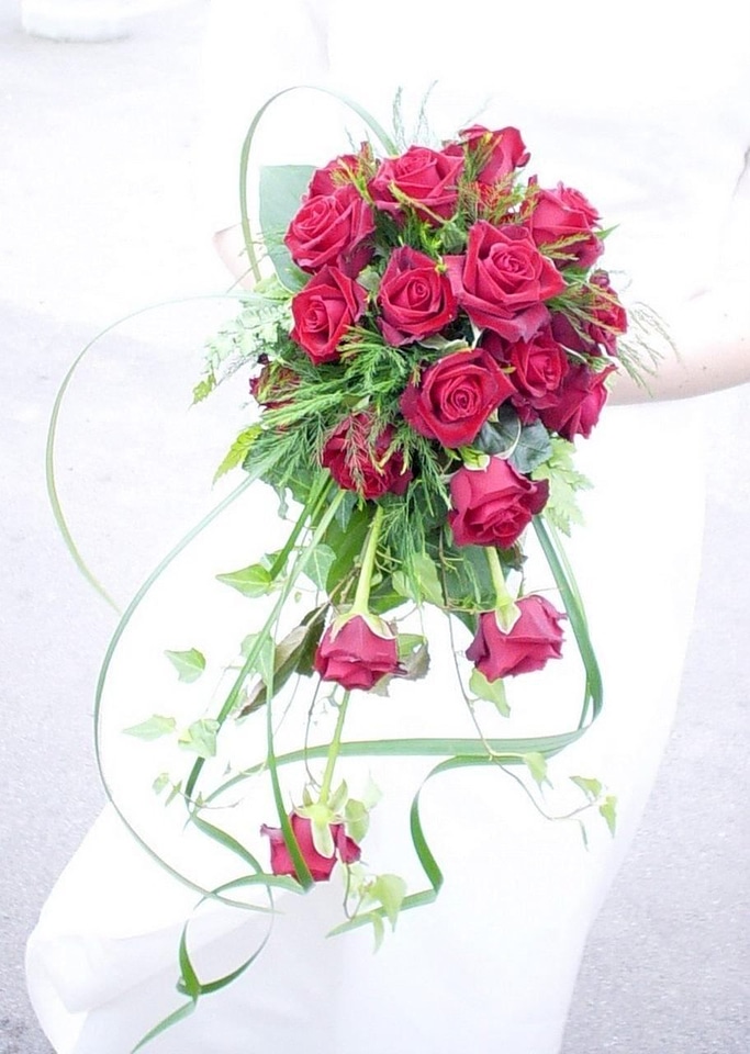 Blossoming bouquet petals