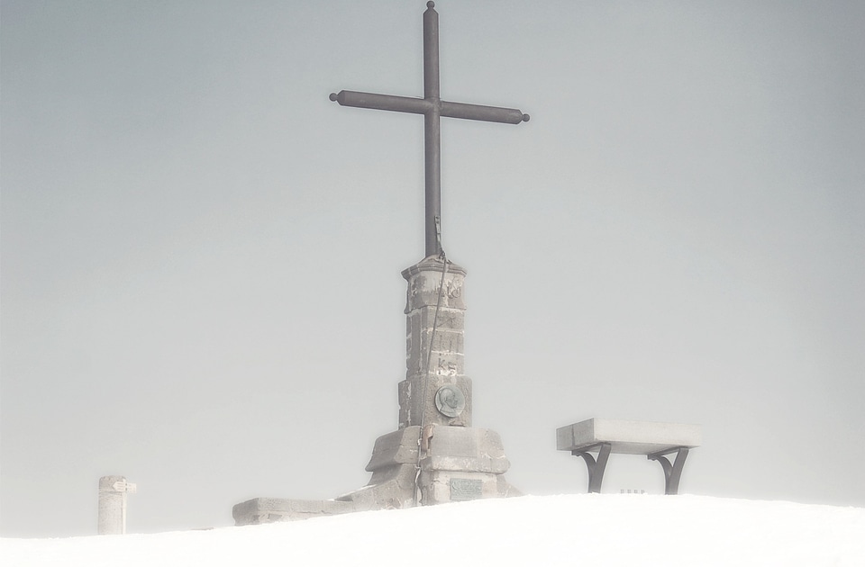 Mountain winter landscape