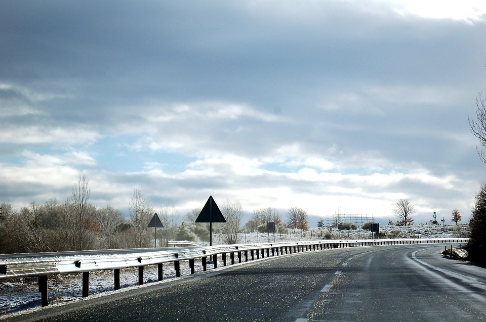 Snow sky winter