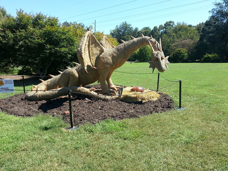Nature statue yard art