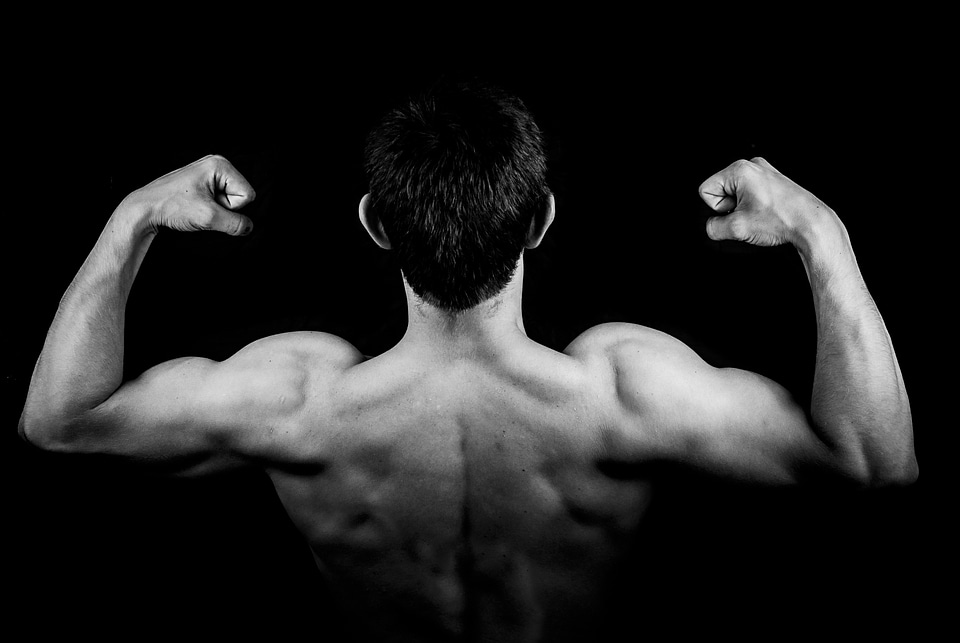 Person young muscles