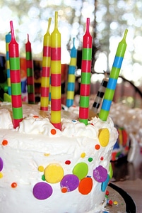 Icing candle celebration