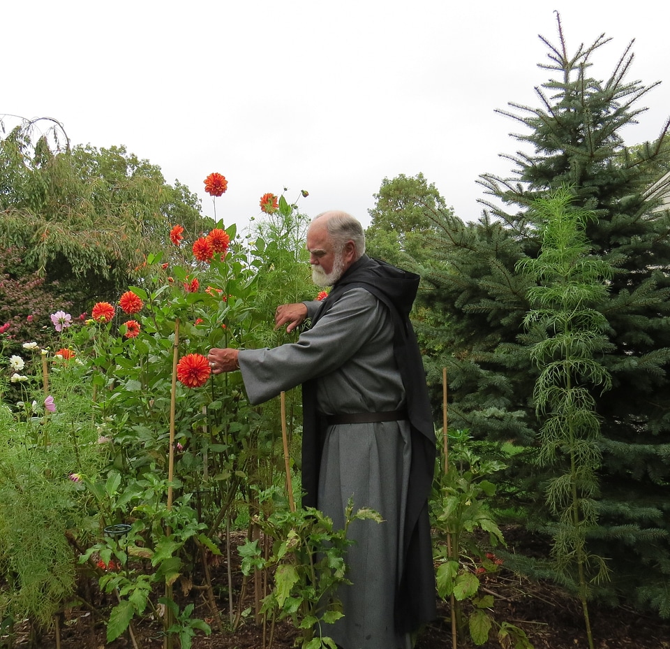 Monk priest late summer