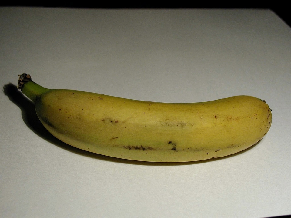 Background banana white