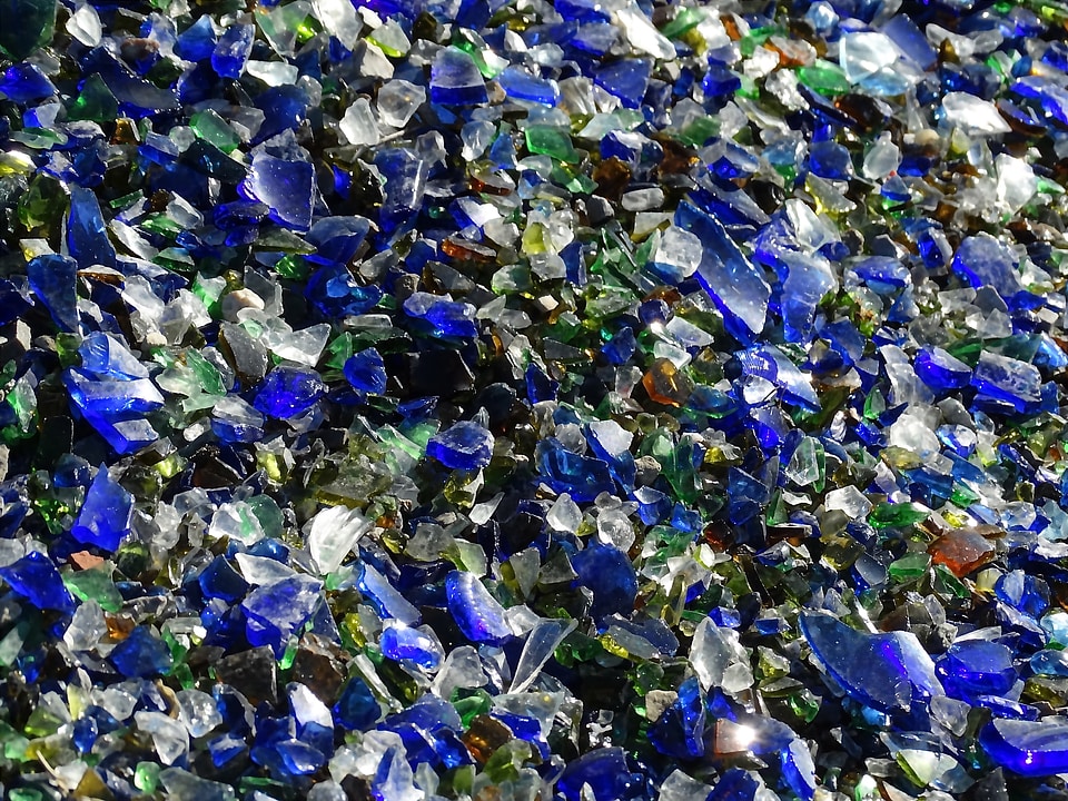 Garden green blue