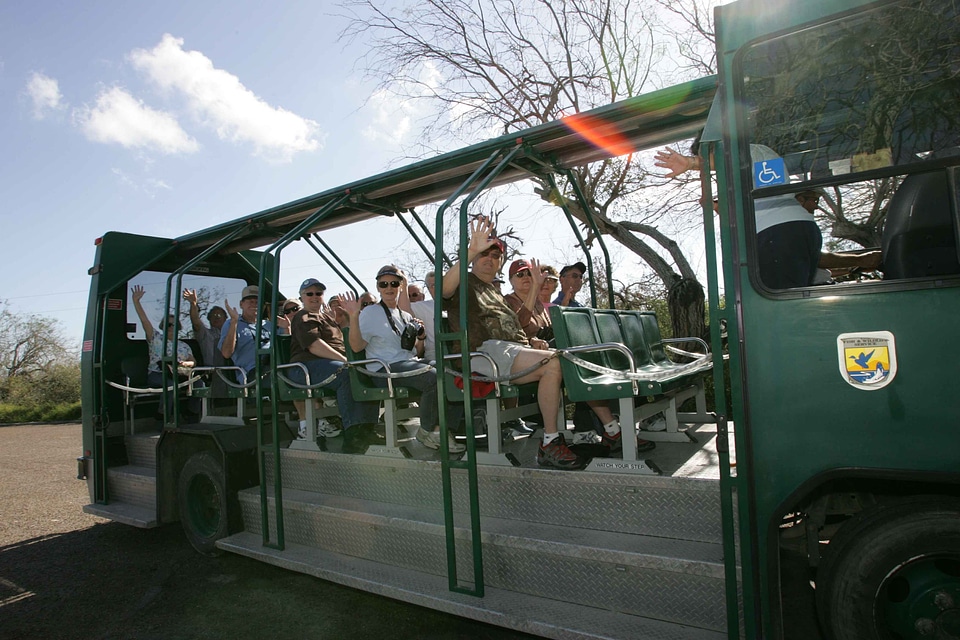 Tour visitor wave