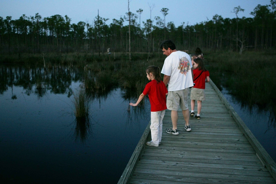 Boardwalk family water