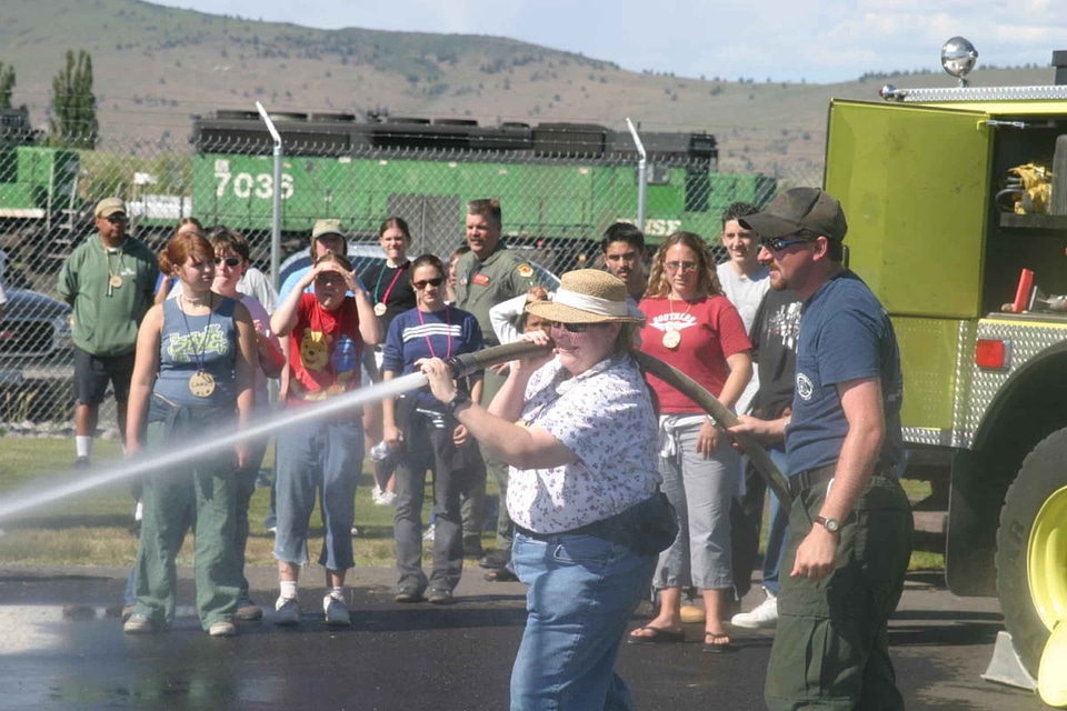 Education engine fire